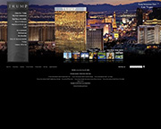 screen grab of www.trump.com