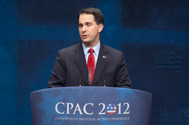 photo of Gov. Scott Walker at CPAC 2012