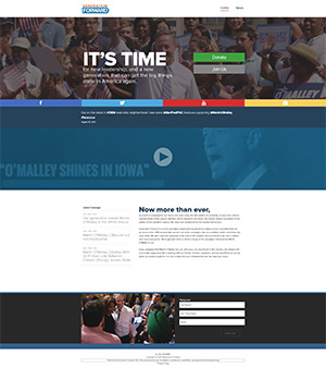 screen shot of generation forward website